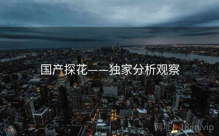 国产探花——独家分析观察