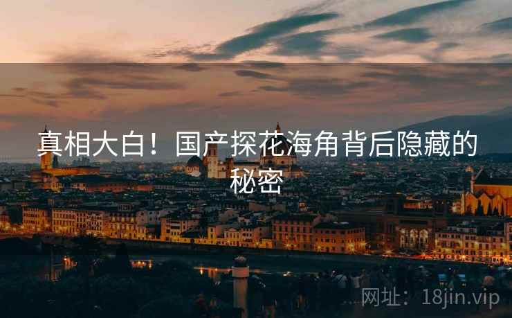 真相大白!国产探花海角背后隐藏的秘密 真相大白!国产探花海角背后隐藏的秘密