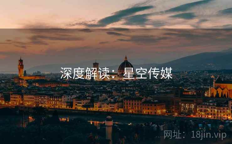 深度解读:星空传媒 深度解读:星空传媒