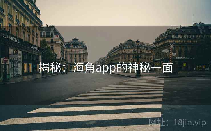 揭秘:海角app的神秘一面