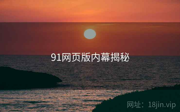 91网页版内幕揭秘 91网页版内幕揭秘