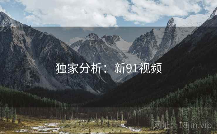 独家分析:新91视频 独家分析:新91视频