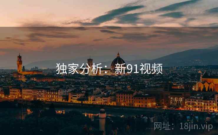 独家分析:新91视频 独家分析:新91视频
